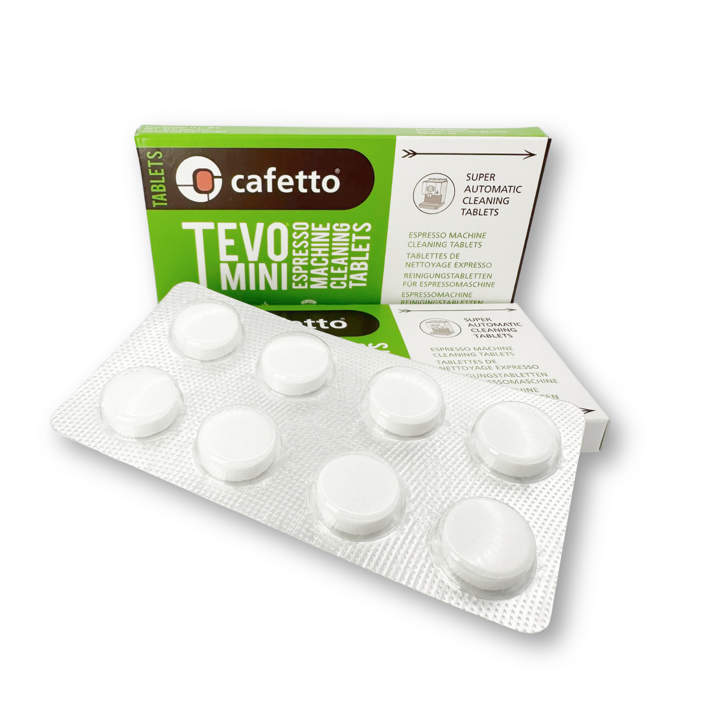 Tevo Mini Espressomaschinen-Reinigungstabletten - 2er Pack