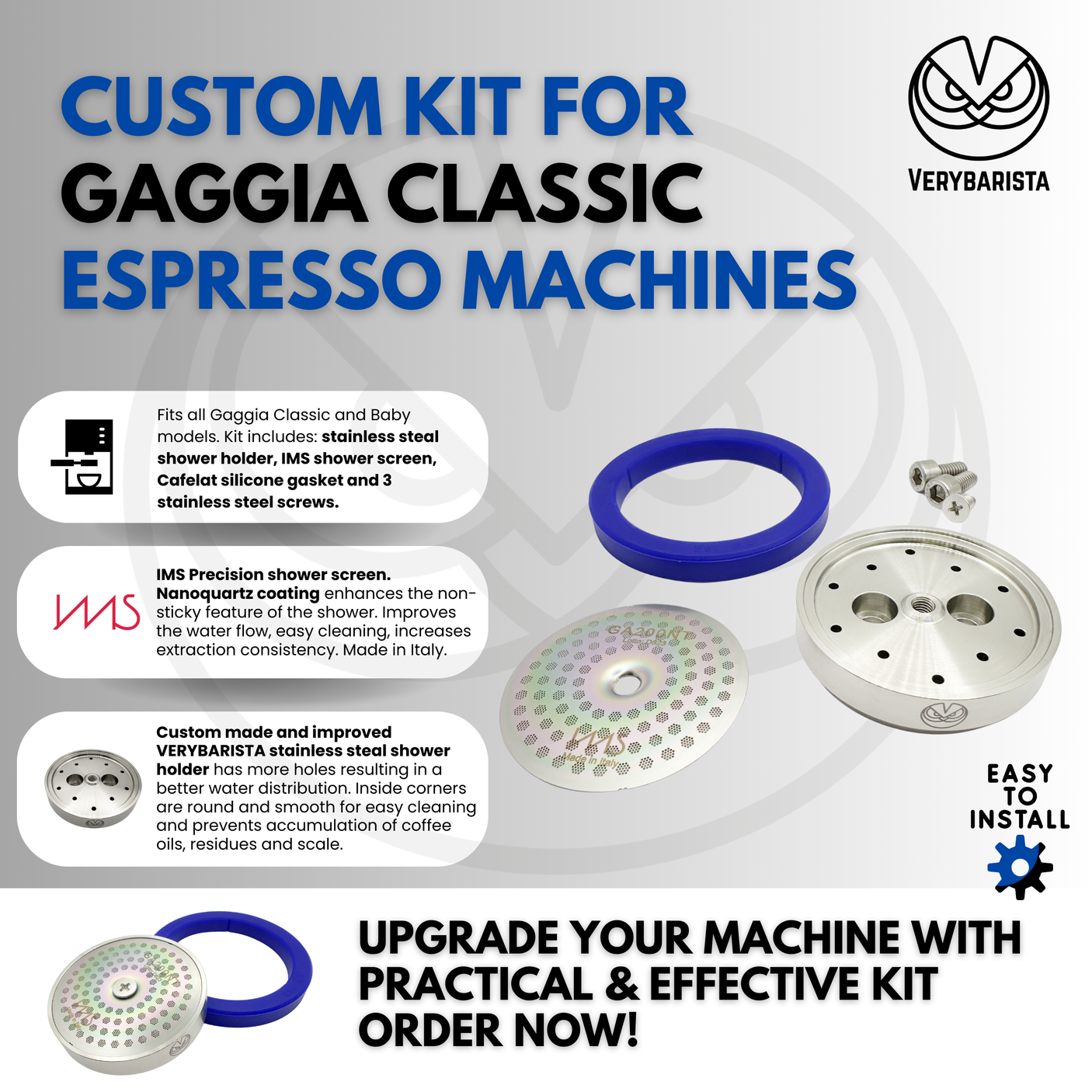 Premium Tune-Up Kit für Gaggia Classic Espressomaschine