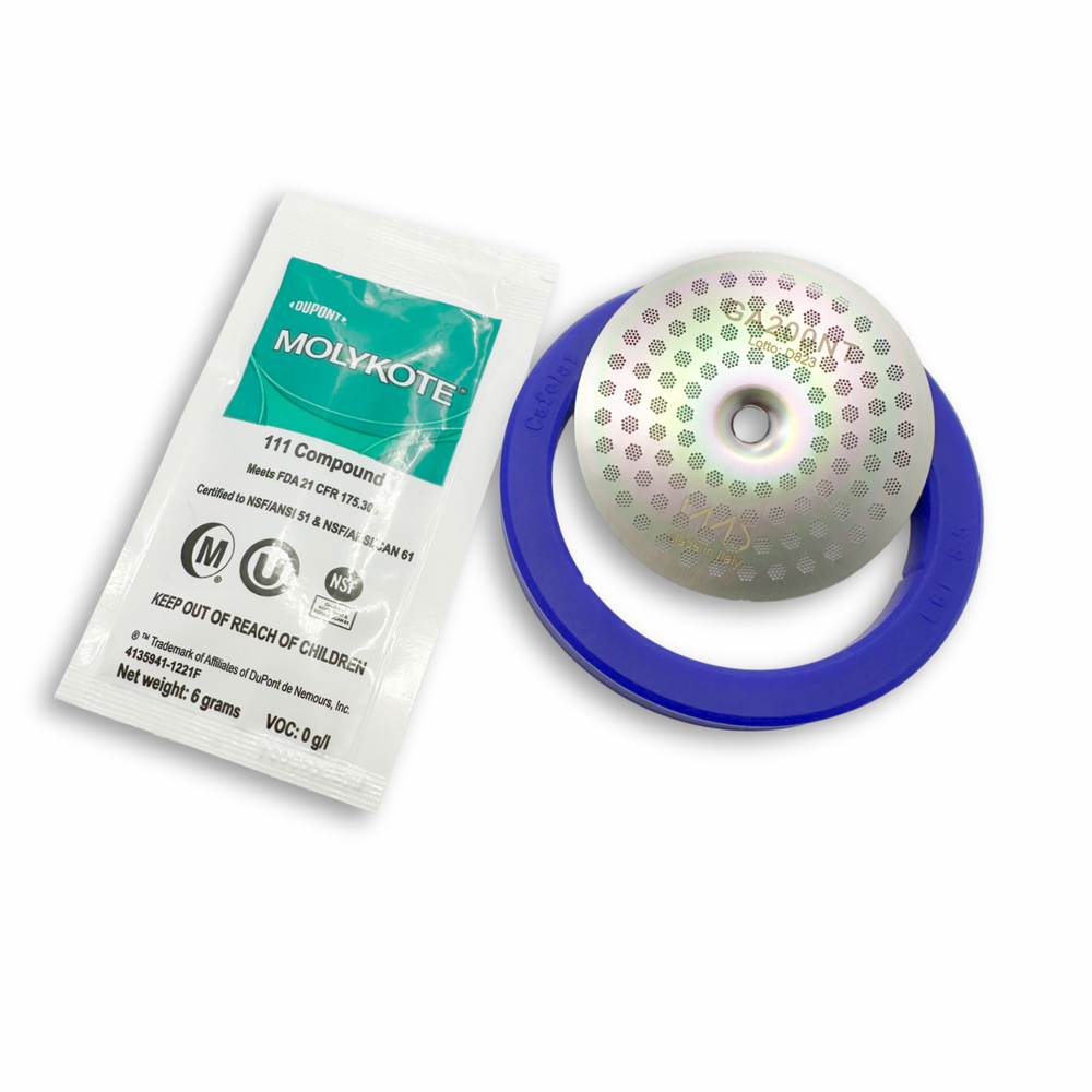 Basic Tune-Up Kit für Gaggia: IMS Nanotech Duschsieb, Dichtung, Schmierfett