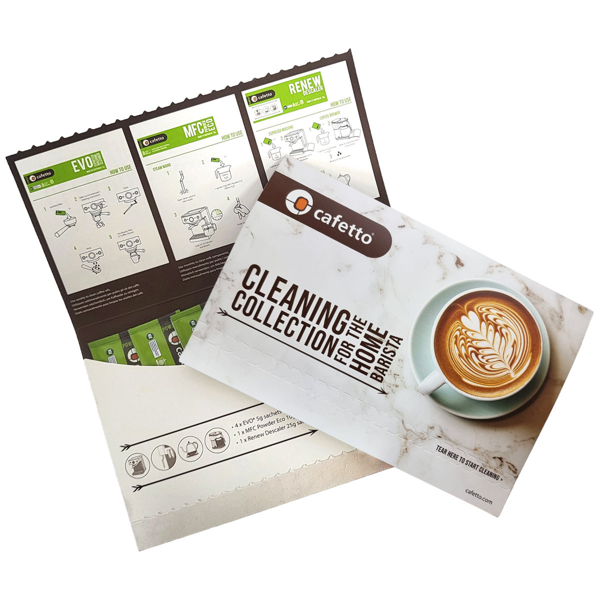 Reinigungssammlung für den Home Barista