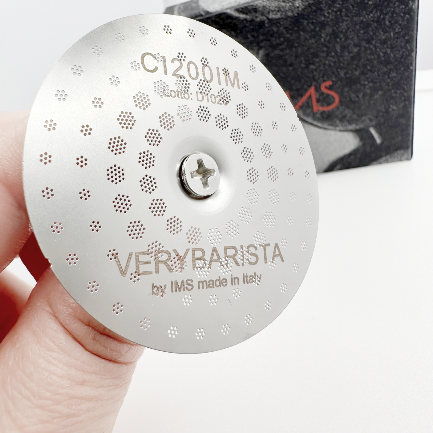 Verybarista IMS Precision Shower Screen CI200IM with Custom Design and Low Head Screw