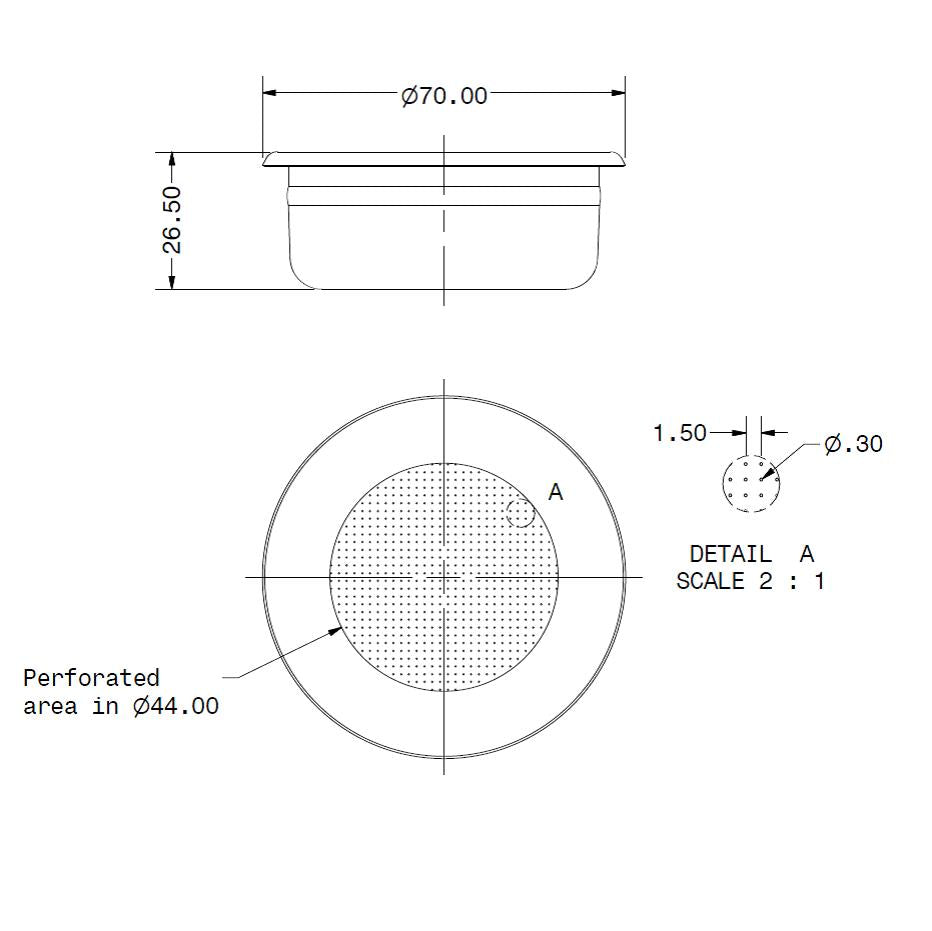 IMS Filter Basket for 58mm Portafilters, High Extraction
