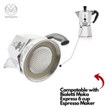 E&B Lab Competition Moka Filter for Bialetti or E&B Lab Moka Pot