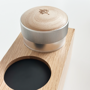 Tamping Station Double – Natural Oak