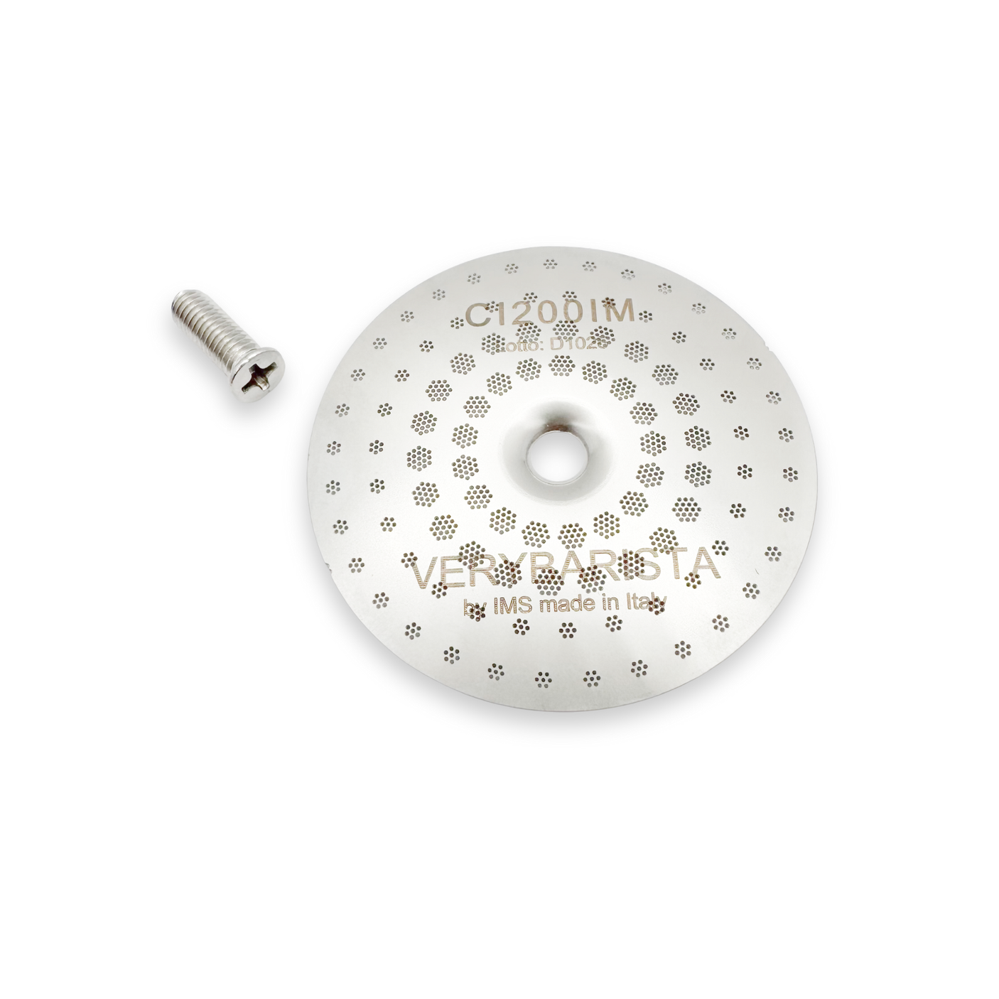 Verybarista IMS Precision Shower Screen CI200IM with Custom Design and Low Head Screw