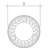 83mm OEM Flat Burrs for Major Grinder - 251A
