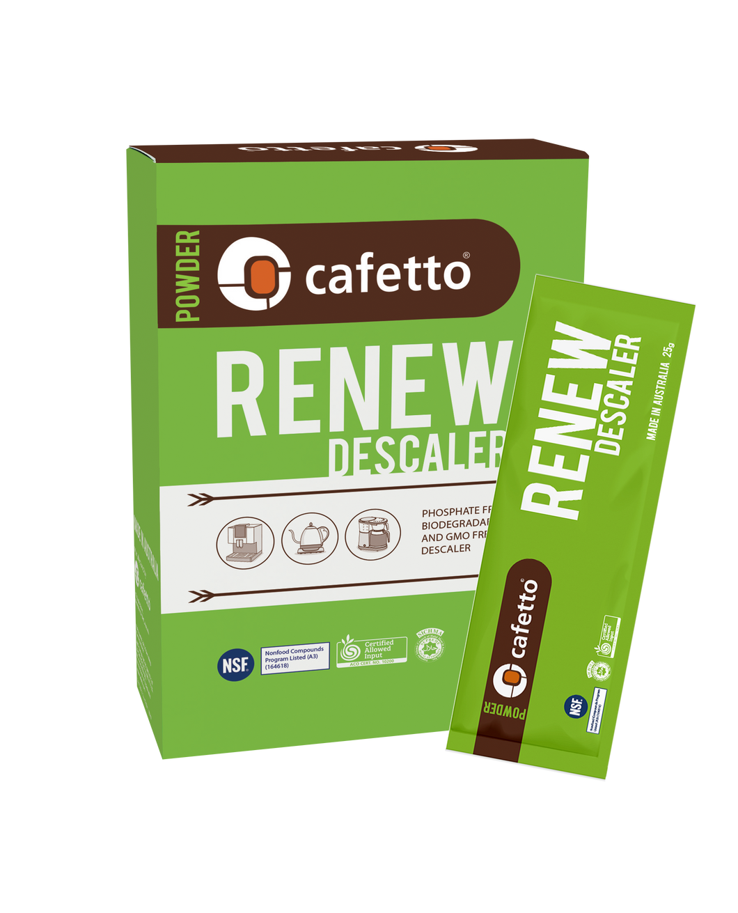 Cafetto Renew Descaler (pack of 6 sachets)