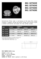 IMS Filter Basket for 54mm Portafilters, Flat Bottom
