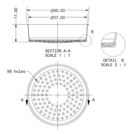 E&B Lab E61 Nanoquartz Reinforced Precision Shower Screen - E61200RNT