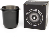 Pesado Coffee Dosing Cup, Stainless Steel, Black